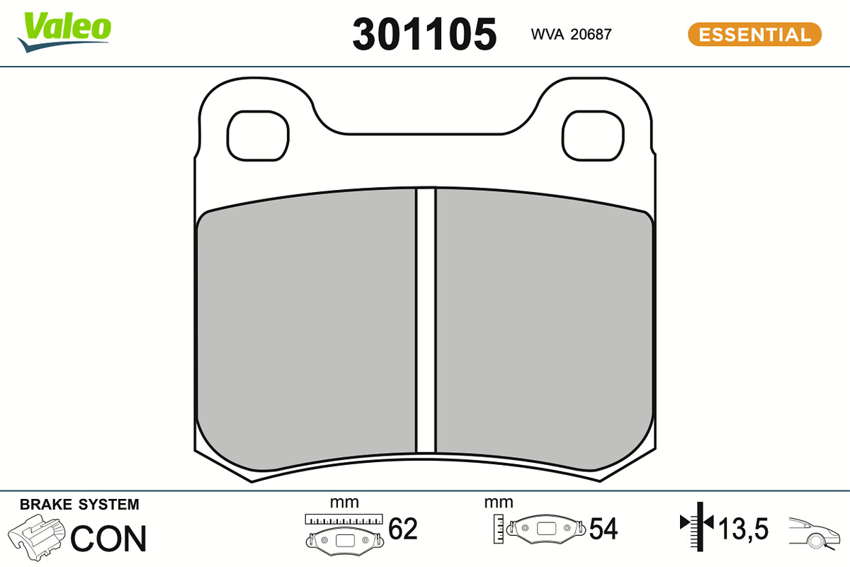 BRAKE-PADS-MERC-190